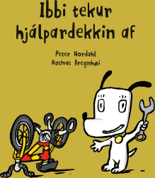 Ibbi tekur hjálpardekkin af