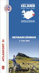 Reyðarfjörður 1:100 000 - Atlaskort 31