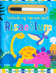 Leikum og lærum með risaeðlum verkefnabók