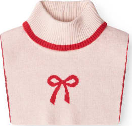 Louise neckwarmer – Almond peach