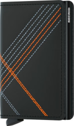 Secrid Slimwallet - Stitch Linea Black/Orange