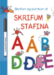 Skrifum og þurrkum út - Skrifum stafina