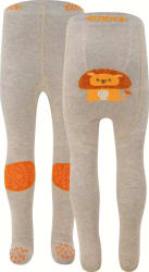 Sokkabuxur með skriðdoppum beige ljón