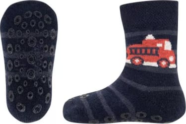Sokkar með skriðdoppum navy
