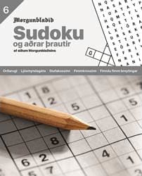 Sudoku og aðrar þrautir bók 6