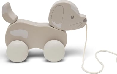 Tracy Pull Along Bear – tréleikfang hundur