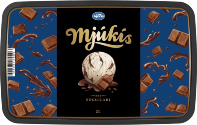 Mjúkís súkkulaði 2 ltr