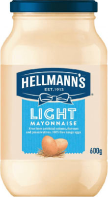 Hellmanns majones light 600 ml