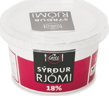 Ms sýrður rjómi 180 gr 18%