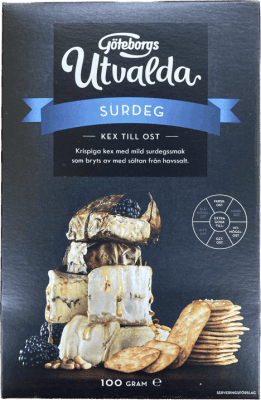 Utvalda kex súrdeigs 100 gr