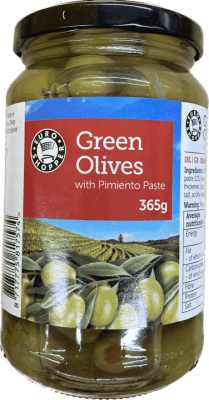 E.s ólífur grænar 365 gr