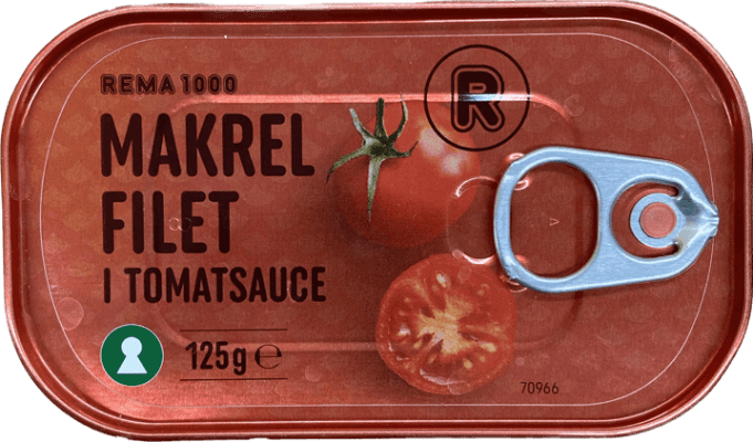 Rema makríll í tómat 125 gr