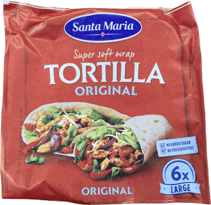 S.m tortillur stórar 6 stk