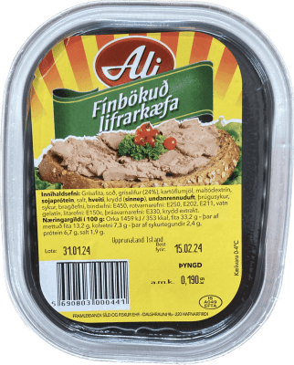 Ali lifra kæfa fín 190 gr