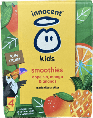 Innocent smoothies appelsína/mangó/ananas kassi 4x150 ml