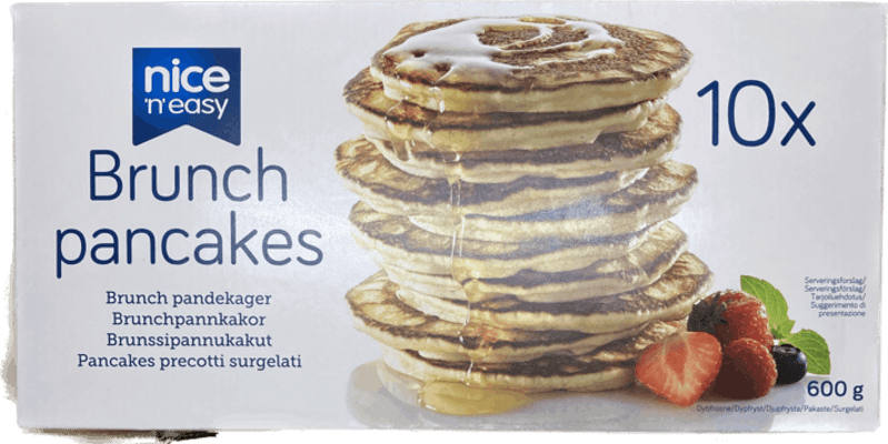 Nice pönnukökur frosnar 600 gr
