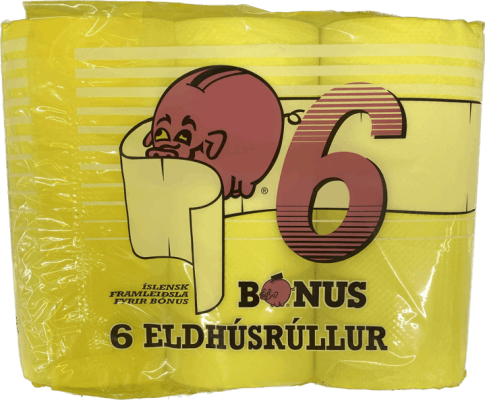Bónus eldhúsrúllur 6x60 blöð