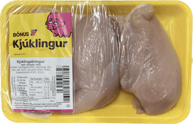 Bónus kjúklingabringur ca. 900 gr
