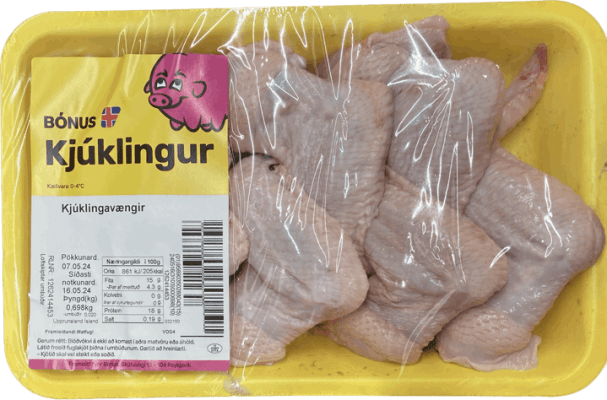 Bónus kjúklingavængir ca. 650 gr