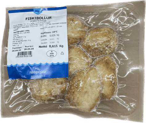 Norðan fiskur fiskibollur ca. 600 gr