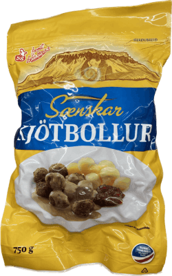 Ss sænskar kjötbollur 750 gr