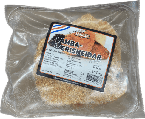 K.f lamba-lærisneiðar í raspi ca. 1,1 kg