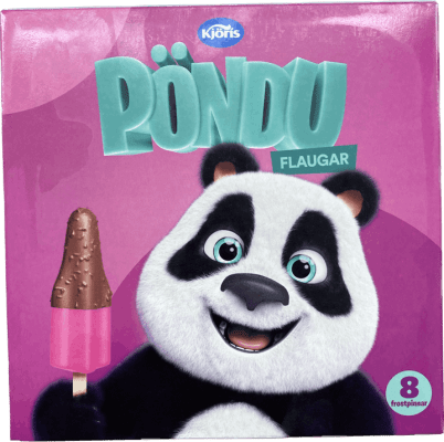 Kjörís pöndu flaugar 8 stk