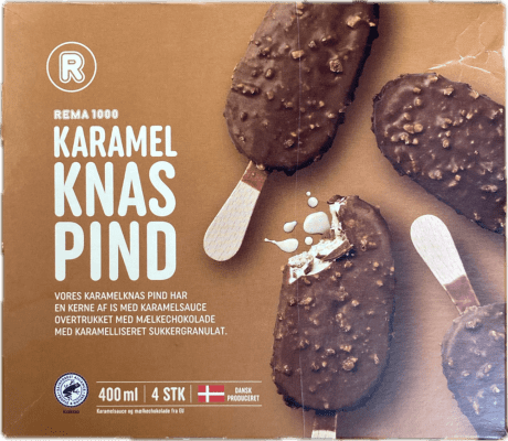 Rema íspinnar karamellu 4 stk