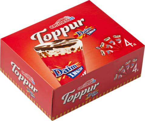 Daim toppur 4 stk