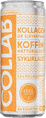 Collab engifer og ferskju 330 ml