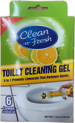 Clean-n-Fresh Klósetthreinsigel, sítróna, 36 ml