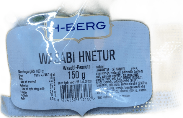 H-Berg Wasabi Hnetur 150 g