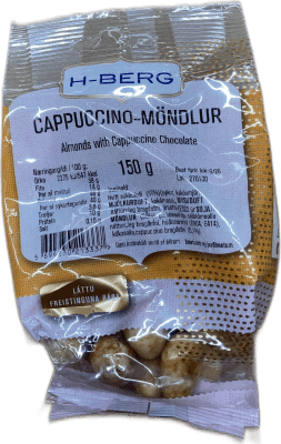 H-Berg Cappuccino-Möndlur 150 g
