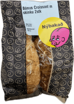 Bónus Croissant með skinku 2stk
