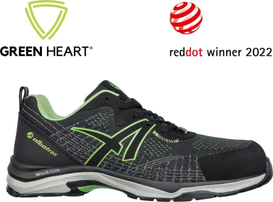 Albatros Splendid Öryggisskór Green Heart S1P