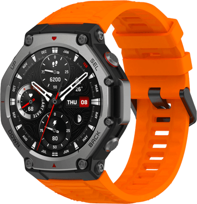 Amazfit T-Rex 3 (W067) - Appelsínugul sílikon ól