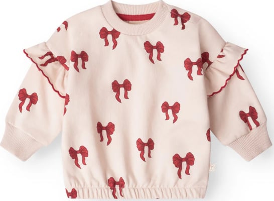Amelia sweatshirt – Rouge boucle