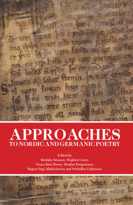 Approaches to Nordic and Germanic Poetry