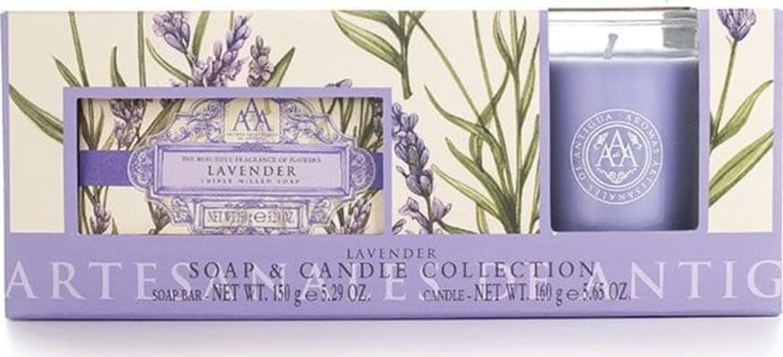 Aromas Artesanales de Antigua Lavender Gjafa- og dekursett 150 gr