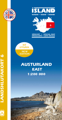 Austurland 1:200 000: Landshlutakort 6