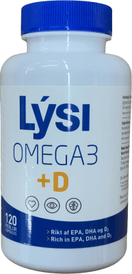 Lýsi Omega-3 + D 120 stk
