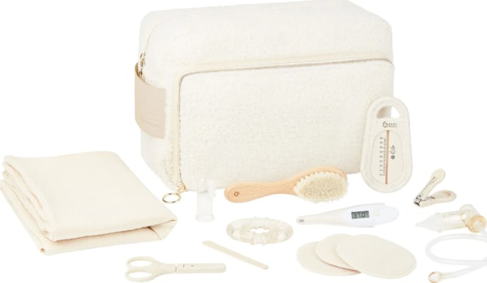 Baby Toilet Bag – snyrtitaska barnsins – Curl White