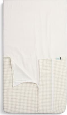 Baby Tuck Sheet - Caramel grid