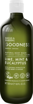 Baylis & Harding Goodness Awaken Lime, Mint & Eucalyptus bað og sturtusápa 500 ml
