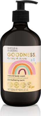 Baylis & Harding Goodness Kids Strawberry Swirl Natural Body Wash, 500 ml