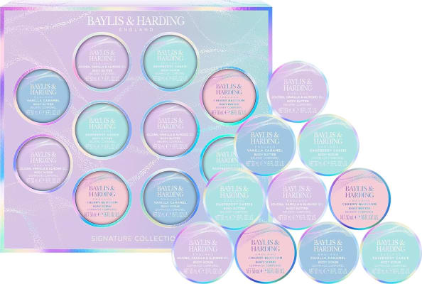 Baylis & Harding Jojoba, Vanilla & Almond Oil Body Scrub & Butter Discovery gjafasett