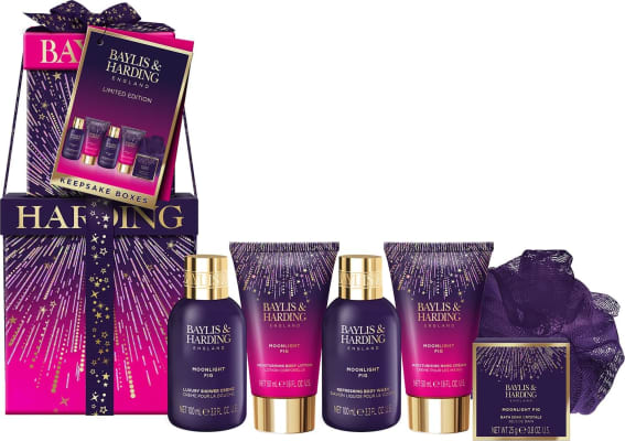 Baylis & Harding Moonlight Fig Lúxus Dekur Gjafasett