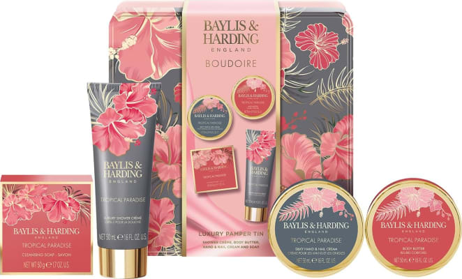 Baylis & Harding Royale Garden Rose, Poppy & Vanilla Lúxus Manicure Gjafasett