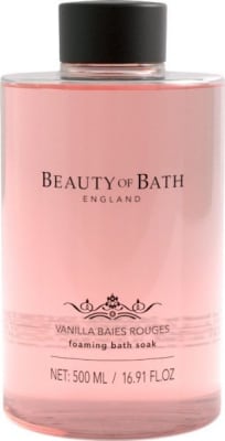 Beauty of Bath Vanilla Baies Rouges Freyðandi Bath Soak