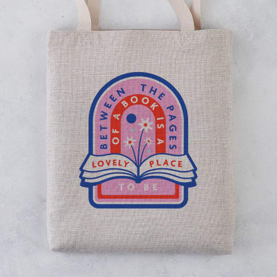 Between the Pages of a Book - Tote Bag